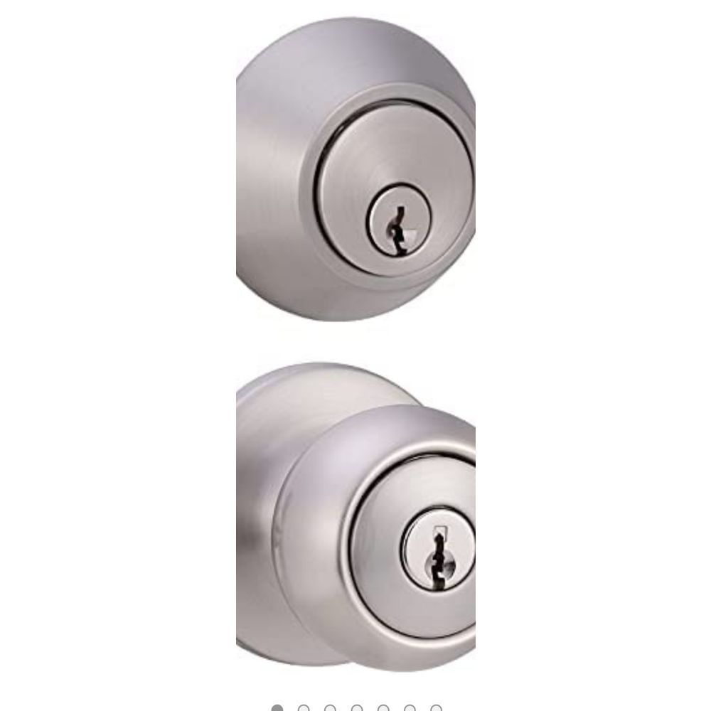 Exterior Door Knob With Lock, Deadbolt, Passage & Privacy